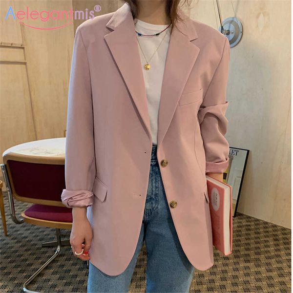 aelegantmis korean loose pink blazer coat women office lady spring chic notched casual work female elegant business coats 210607, White
aelegantmis korean loose pink blazer coat women office lady spring chic notched casual work female elegant business coats 210607, White