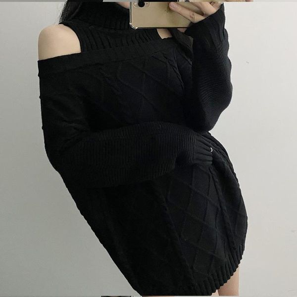 off shoulder sweater dress women winter turtleneck high elastic twist knitted dress woman one-piece knit mini lady fashion, Black;gray
off shoulder sweater dress women winter turtleneck high elastic twist knitted dress woman one-piece knit mini lady fashion, Black;gray