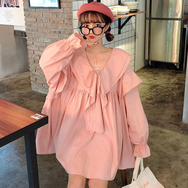 japanese 2021 style women's clothing spring and summer new fashion casual sweet simple collection pleated v-neck long sleeves x 67ew, Black;gray
japanese 2021 style women's clothing spring and summer new fashion casual sweet simple collection pleated v-neck long sleeves x 67ew, Black;gray