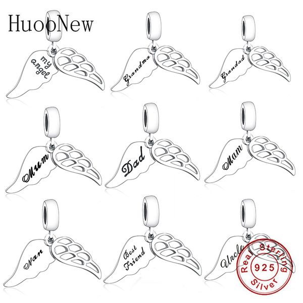 100pcs fit original pandora charm bracelet 100% 925 silver angel wings grandma dad mum sister bead making women memory berloque 2020 q0225, Black
100pcs fit original pandora charm bracelet 100% 925 silver angel wings grandma dad mum sister bead making women memory berloque 2020 q0225, Black