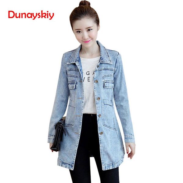 women's jackets spring korean long denim jacket women slim base coat frayed navy blue plus size jeans coats cool 5xl, Black;brown
women's jackets spring korean long denim jacket women slim base coat frayed navy blue plus size jeans coats cool 5xl, Black;brown