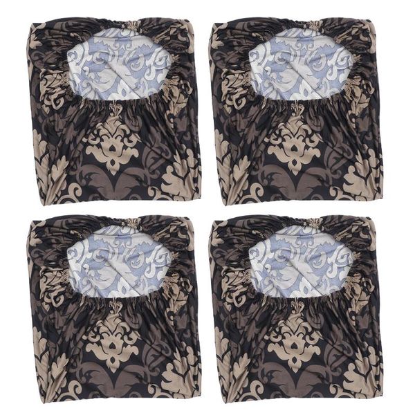 chair covers 4pcs retro elastic detachable chic pattern dining coffee
