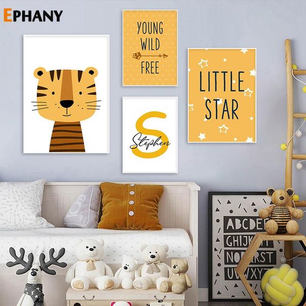 paintings cartoon animal tiger canvas poster wild nursery child quotes print painting custom name wall art baby kid room decor
paintings cartoon animal tiger canvas poster wild nursery child quotes print painting custom name wall art baby kid room decor