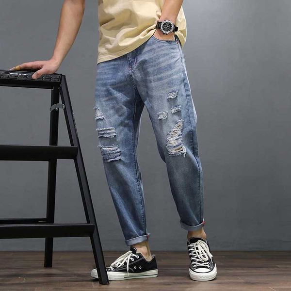 2021 new loose baggy harem shaved breen from casual anguished jeans japan style blue cotton pants breeding men's clothes ttwb
2021 new loose baggy harem shaved breen from casual anguished jeans japan style blue cotton pants breeding men's clothes ttwb