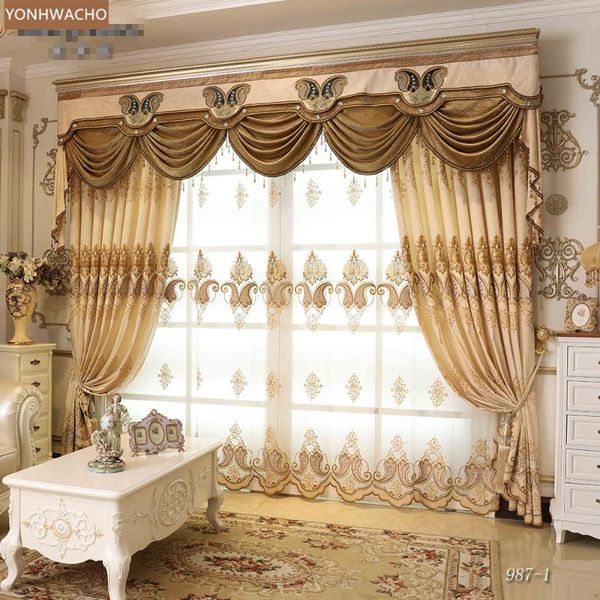curtain & drapes custom curtains luxury european chenille bedroom embroidered beige thick cloth blackout valance tulle drape c902
curtain & drapes custom curtains luxury european chenille bedroom embroidered beige thick cloth blackout valance tulle drape c902