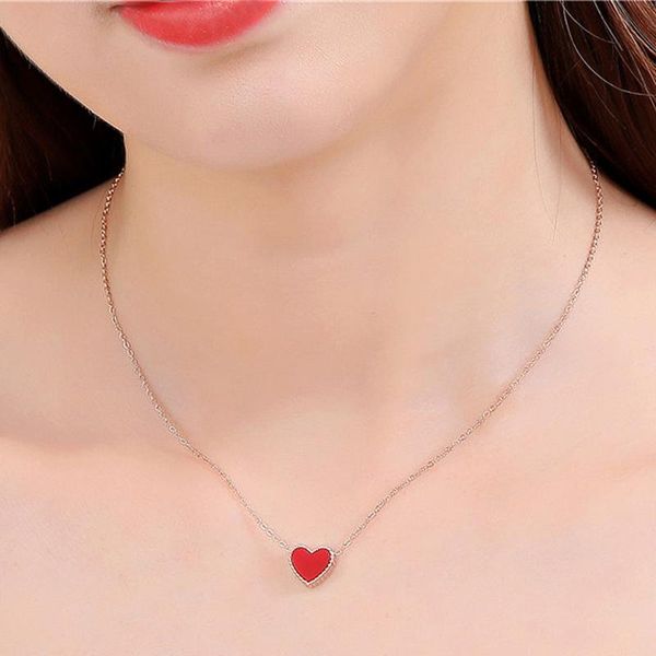 pendant necklaces korea fashion neck chain double sided heart choker necklace for women stainless steel gold female jewelry items, Silver
pendant necklaces korea fashion neck chain double sided heart choker necklace for women stainless steel gold female jewelry items, Silver