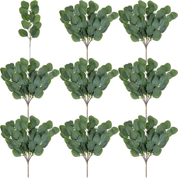 40pcs fake eucalyptus leaf stem plants for wedding bridal bouquet flower arrangement home decoration
40pcs fake eucalyptus leaf stem plants for wedding bridal bouquet flower arrangement home decoration