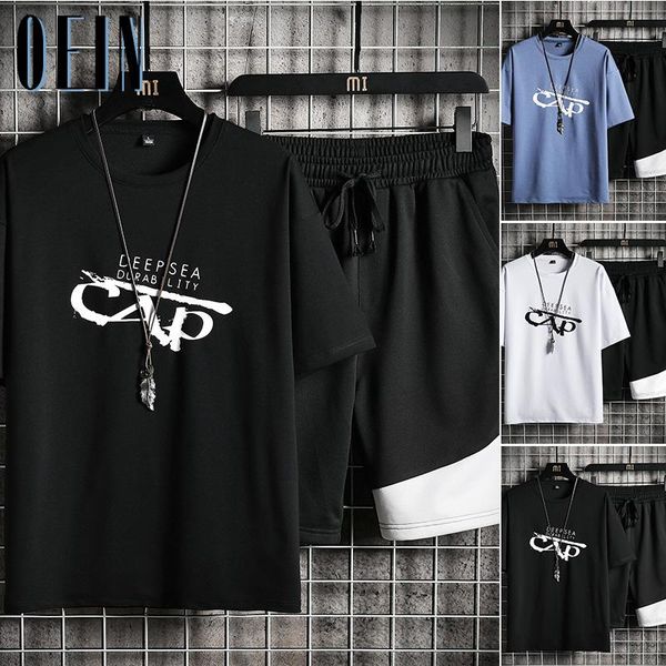men's tracksuits oein fashion styles casual sets hip hop streetwear summer outfit male t-shirt and shorts two pieces set, Gray
men's tracksuits oein fashion styles casual sets hip hop streetwear summer outfit male t-shirt and shorts two pieces set, Gray