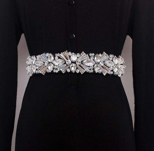 belts women's runway fashion blingbling crystal elastic cummerbunds female dress corsets waistband decoration wide belt tb1189, Black;brown
belts women's runway fashion blingbling crystal elastic cummerbunds female dress corsets waistband decoration wide belt tb1189, Black;brown