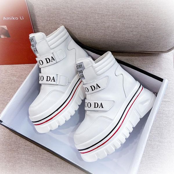 boots 2021 women fashion warm winter snow stylish ankle wedge platform 6cm high heels woman autumn sneakers, Black
boots 2021 women fashion warm winter snow stylish ankle wedge platform 6cm high heels woman autumn sneakers, Black