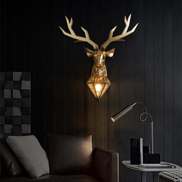 wall lamp luxury retro gold deer antlers sconce light fixtures living room bedroom bedside home mirror decor lighting
wall lamp luxury retro gold deer antlers sconce light fixtures living room bedroom bedside home mirror decor lighting
