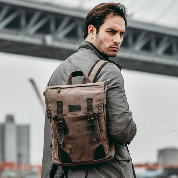 backpack retro fashion canvas outdoor computer bag travel messenger travelling men's
backpack retro fashion canvas outdoor computer bag travel messenger travelling men's