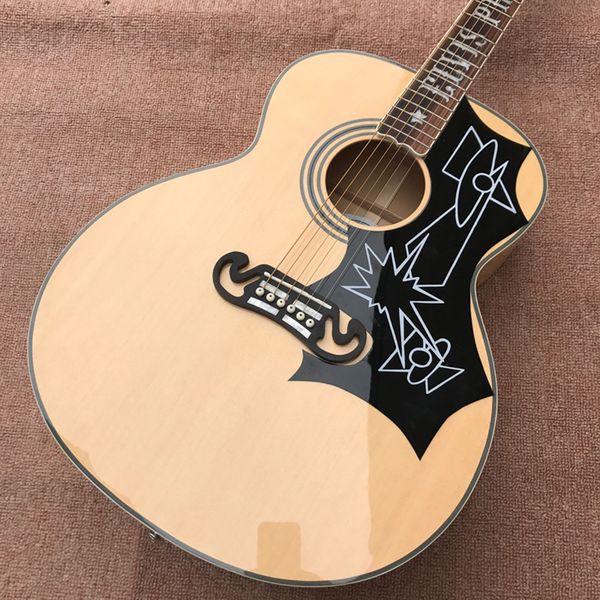 43" solid sj electric guitar with rosewood fretboard,flame maple veneer,black pickguard,can be customized
43" solid sj electric guitar with rosewood fretboard,flame maple veneer,black pickguard,can be customized