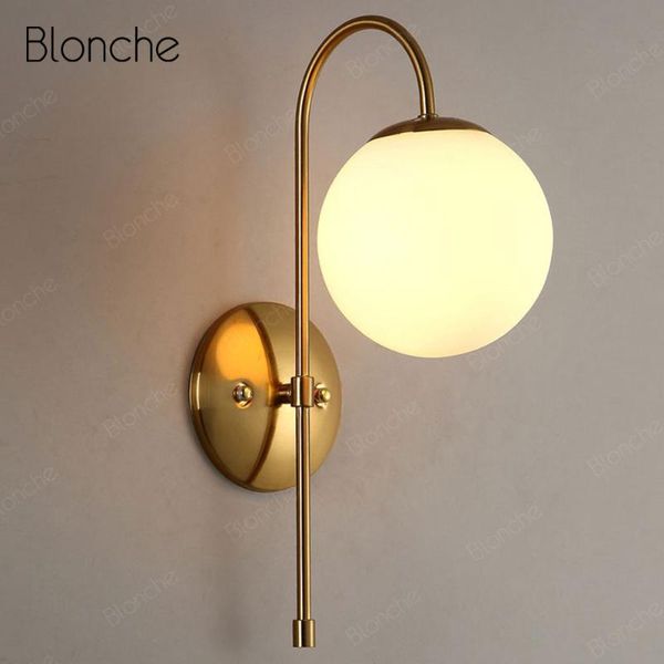 wall lamp modern gold nordic design lights for home living room glass ball sconce bedroom stairs led light fixtures
wall lamp modern gold nordic design lights for home living room glass ball sconce bedroom stairs led light fixtures