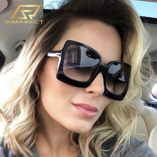 sunglasses simprect 2021 oversized women fashion retro square sun glasses big brand designer vintage luxury shades for, White;black
sunglasses simprect 2021 oversized women fashion retro square sun glasses big brand designer vintage luxury shades for, White;black