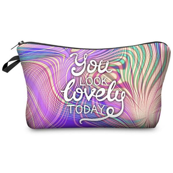 cosmetic bags & cases letter you look lovely today 3d printing makeup bag necessaries for travelling storage drop
cosmetic bags & cases letter you look lovely today 3d printing makeup bag necessaries for travelling storage drop