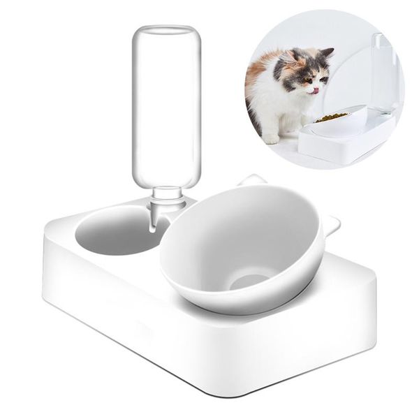cat bowls & feeders pet 15° adjustable shape bowl feeding with water bottle 2 in 1 feeder supplies
cat bowls & feeders pet 15° adjustable shape bowl feeding with water bottle 2 in 1 feeder supplies