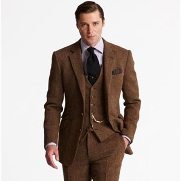 men's suits & blazers more recent jacket tweed brown men's suit fine fitting custom tuxedos groom blazer prom s b4ra, White;black
men's suits & blazers more recent jacket tweed brown men's suit fine fitting custom tuxedos groom blazer prom s b4ra, White;black