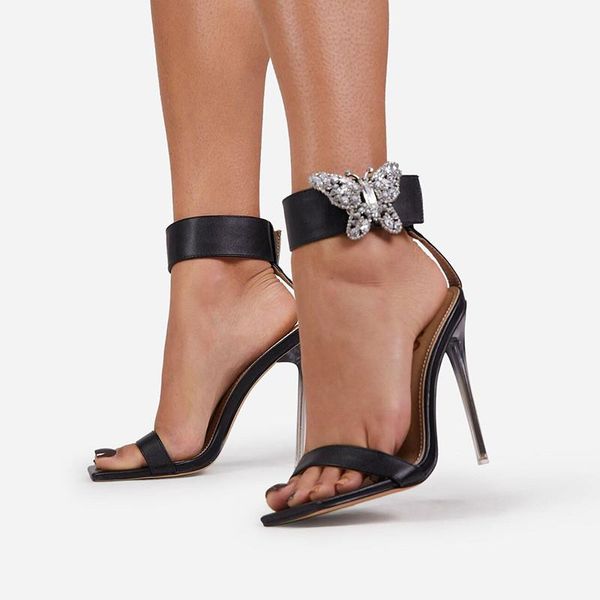 dress crystal rhinestone sandals new summer women sandals fashion pvc transparent high heels square toe ladies shoes party, Black
dress crystal rhinestone sandals new summer women sandals fashion pvc transparent high heels square toe ladies shoes party, Black