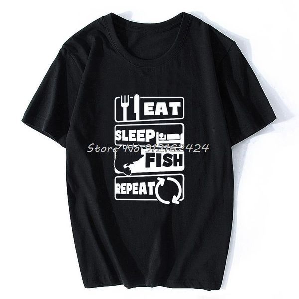 men's t-shirts eat sleep fishin repeat fisherman birthday funny graphic fashion cotton short sleeve t shirts o-neck harajuku t-shirt, White;black
men's t-shirts eat sleep fishin repeat fisherman birthday funny graphic fashion cotton short sleeve t shirts o-neck harajuku t-shirt, White;black