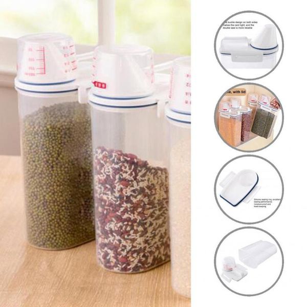 storage bottles & jars 3l user-friendly portable sealed rice bucket with measuring cup container strong for refrigerator
storage bottles & jars 3l user-friendly portable sealed rice bucket with measuring cup container strong for refrigerator