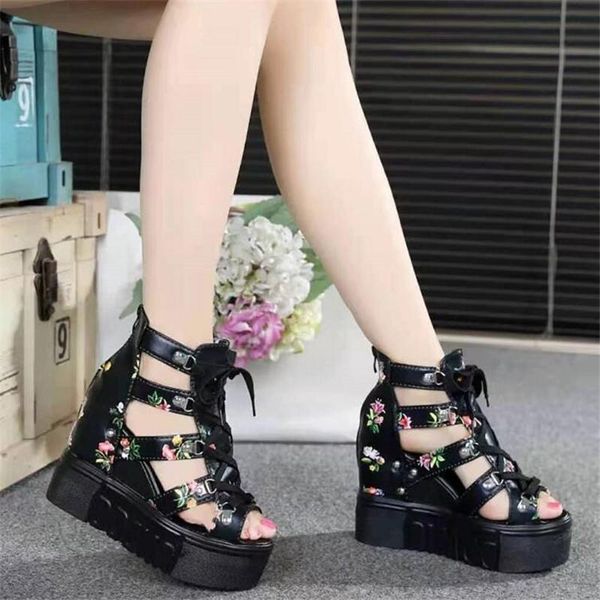sandals ins printing casual slope with women's shoes 2021 summer thick-soled laces high heels wom, Black
sandals ins printing casual slope with women's shoes 2021 summer thick-soled laces high heels wom, Black