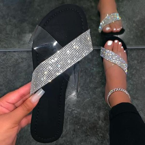 sandals summer women ladies fashion casual flat retro slippers crystal shoes leisure sandal female beach flip flops jelly, Black
sandals summer women ladies fashion casual flat retro slippers crystal shoes leisure sandal female beach flip flops jelly, Black