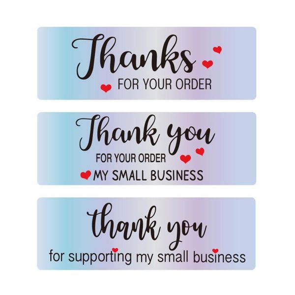 gift wrap 120pcs stickers paper thank you for your order label sticker rainbow silver roll adhesive mail labels
gift wrap 120pcs stickers paper thank you for your order label sticker rainbow silver roll adhesive mail labels