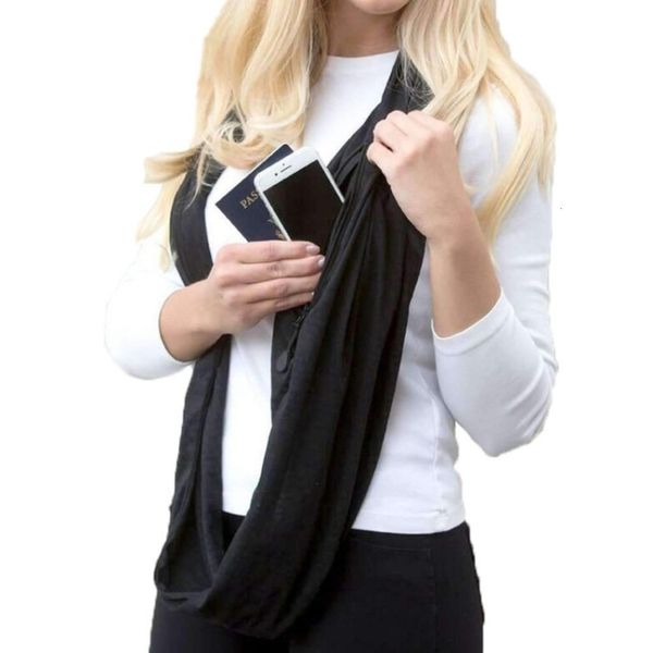 2019 scarf solid color unlimited double layer storage zipper pocket neck, Blue;black
2019 scarf solid color unlimited double layer storage zipper pocket neck, Blue;black