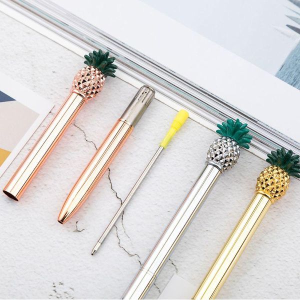 1.0mm metal pineapple ballpoint pen signature writing tools kawaii stationery k9fc pens, Blue;orange
1.0mm metal pineapple ballpoint pen signature writing tools kawaii stationery k9fc pens, Blue;orange