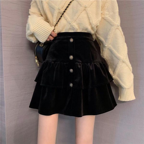 skirts small short skirt female autumn/winter 2021 fat mm cake bitter fleabane of the exposed a word, Black
skirts small short skirt female autumn/winter 2021 fat mm cake bitter fleabane of the exposed a word, Black
