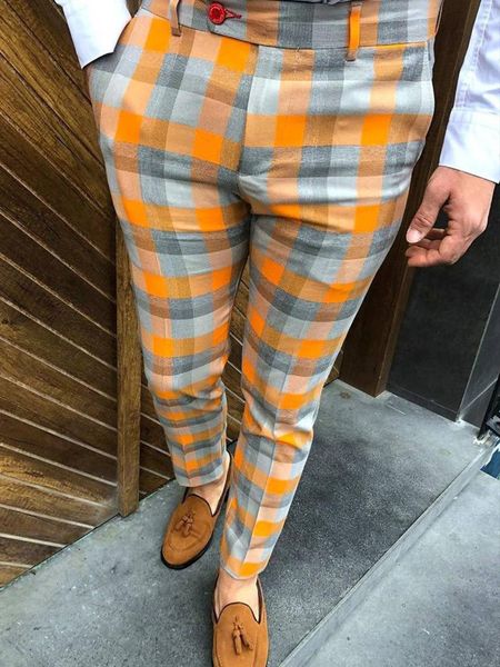 men's pants mens clothing business casual suit fashion print plaid elastic pencil trend cool easy matching streetwear, Black
men's pants mens clothing business casual suit fashion print plaid elastic pencil trend cool easy matching streetwear, Black