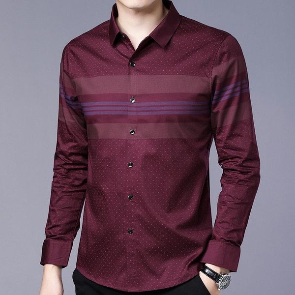 2021 social long sleeve striped designer shirts men slim fit vintage fashions men's shirt man dress jersey casual clothing 36780, White;black
2021 social long sleeve striped designer shirts men slim fit vintage fashions men's shirt man dress jersey casual clothing 36780, White;black