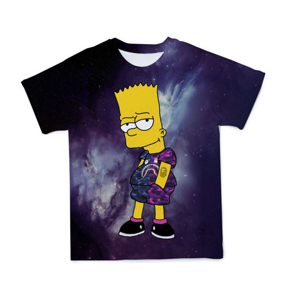 2021 summer youth pullover new short t 3d digital simpson family printed t-shirt short sve fpci, White;black
2021 summer youth pullover new short t 3d digital simpson family printed t-shirt short sve fpci, White;black