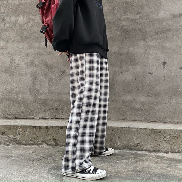 korean fashion checked trousers women vintage plaid pants women spring 2021 wide leg pants baggy streetwear trousers, Black;white
korean fashion checked trousers women vintage plaid pants women spring 2021 wide leg pants baggy streetwear trousers, Black;white
