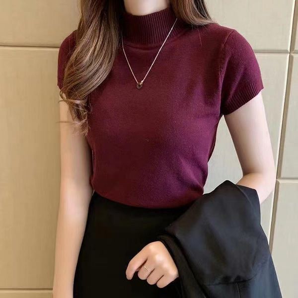 summer fashion harajuku t shirt women knitted hollow out short sleeve turtleneck tshirts white black
summer fashion harajuku t shirt women knitted hollow out short sleeve turtleneck tshirts white black