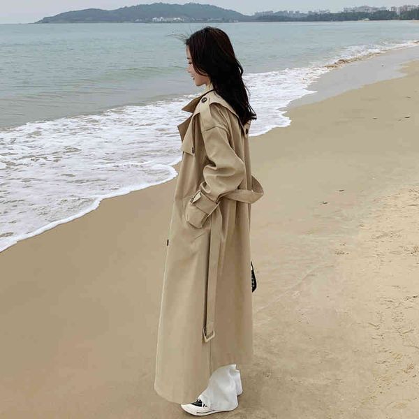 women's trench coats casaco trench longo avulso da moda feminino casaco espanador cáqui com cinto primavera outono yqjs, Tan;black
women's trench coats casaco trench longo avulso da moda feminino casaco espanador cáqui com cinto primavera outono yqjs, Tan;black