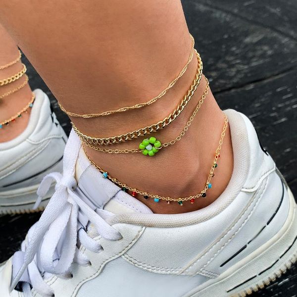 anklets y2k layered chain with beads flower anklet ankle bracelets for women boho colorful on the leg foot chains jewelry 2021, Red;blue
anklets y2k layered chain with beads flower anklet ankle bracelets for women boho colorful on the leg foot chains jewelry 2021, Red;blue