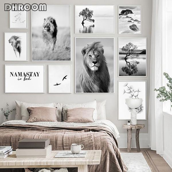 paintings nature landscape canvas painting minimalist black white lion tree wall art poster nordic dandelion print picture home decor
paintings nature landscape canvas painting minimalist black white lion tree wall art poster nordic dandelion print picture home decor
