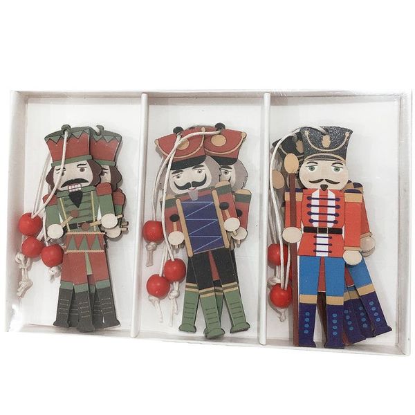 christmas decorations 9pcs colored painting pendant nutcracker soldier hanging decor wood pendants
christmas decorations 9pcs colored painting pendant nutcracker soldier hanging decor wood pendants