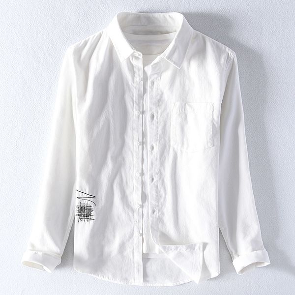 2021 men's corduroy long-sleeved autumn new casual business square collar cotton shirt male fashion comfortable chemise um34, White
2021 men's corduroy long-sleeved autumn new casual business square collar cotton shirt male fashion comfortable chemise um34, White