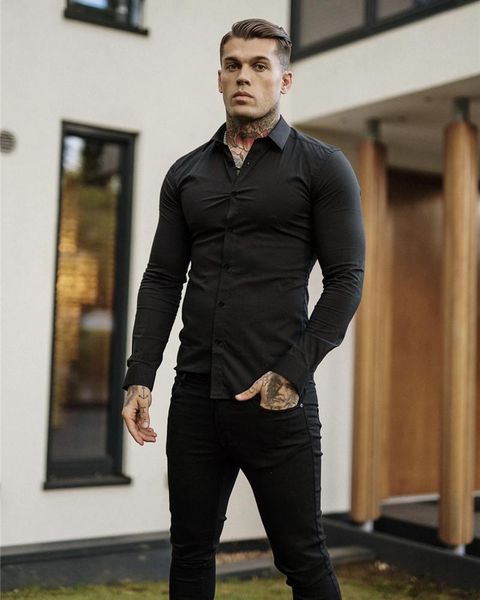 men's casual shirts shirt summer thin section non-iron modal black long-sleeved business career trend 6 colors, White;black
men's casual shirts shirt summer thin section non-iron modal black long-sleeved business career trend 6 colors, White;black