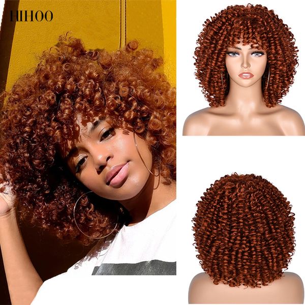 short synthetic wig afro kinky curly wigs with bangs for black women hair wet and wavy wig
short synthetic wig afro kinky curly wigs with bangs for black women hair wet and wavy wig