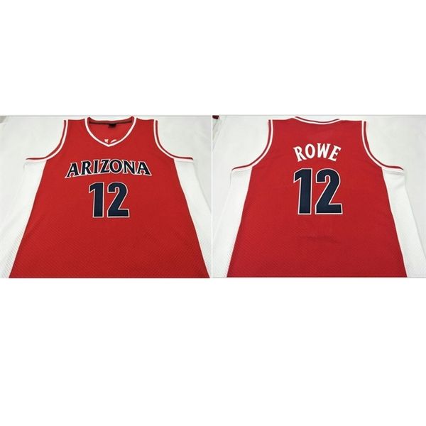 21ss #12 arizona wildcats rowe basketball jersey basketball jersey or custom any name or number jersey, Black
21ss #12 arizona wildcats rowe basketball jersey basketball jersey or custom any name or number jersey, Black