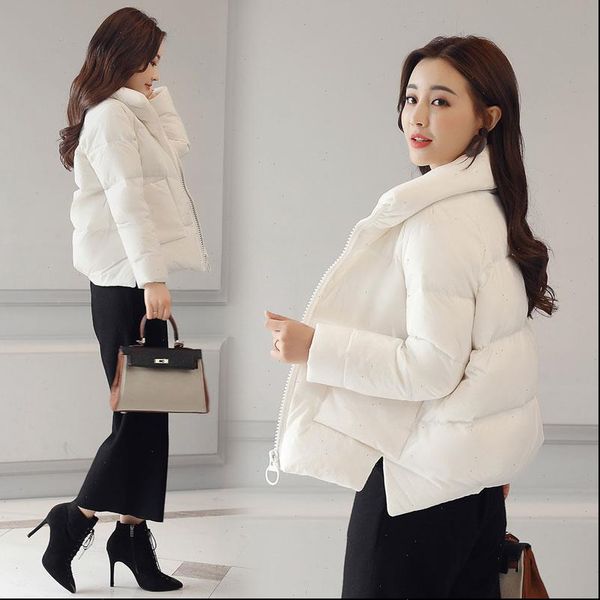 2021 winter jacket women white black manteau femme warm thick solid short style cotton padded parka women coat
2021 winter jacket women white black manteau femme warm thick solid short style cotton padded parka women coat
