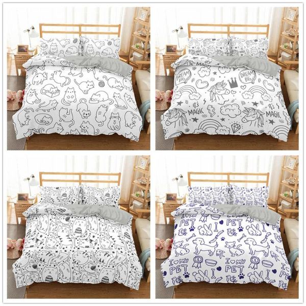 bedding sets 3d print cartoon cats set 2/3pc pillowcase duvet cover lovely animal soft bed quilt home textile bedspread
bedding sets 3d print cartoon cats set 2/3pc pillowcase duvet cover lovely animal soft bed quilt home textile bedspread