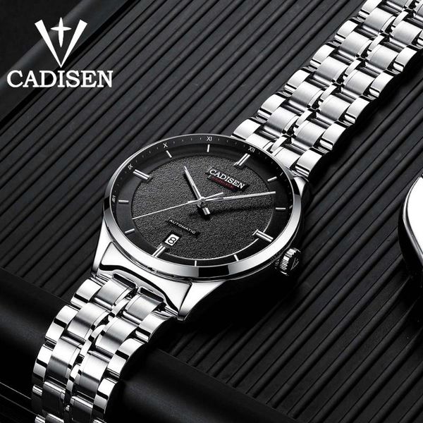 wristwatches cadisen original brand luxur watch men date automatic stainless steel waterproof wrist mechanical watches reloj hombre, Slivery;brown
wristwatches cadisen original brand luxur watch men date automatic stainless steel waterproof wrist mechanical watches reloj hombre, Slivery;brown