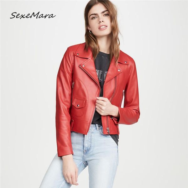 women's jackets plus size 2021 fashion women pu casual vintage rivet zipper slim red, Black;brown
women's jackets plus size 2021 fashion women pu casual vintage rivet zipper slim red, Black;brown
