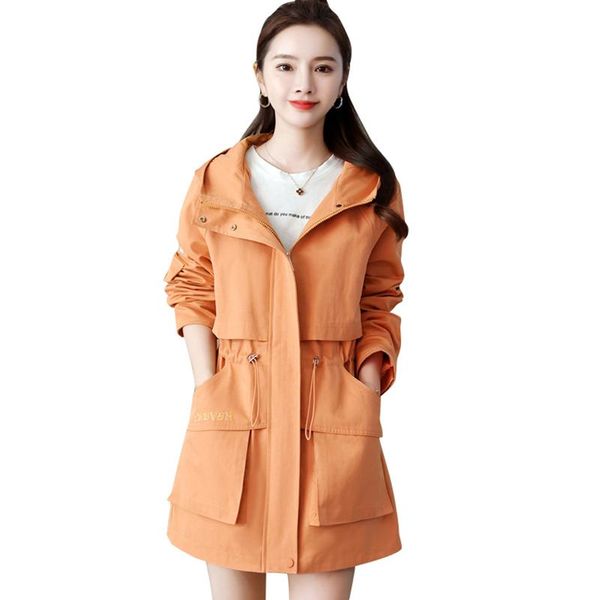 women's trench coats coat nice fashion embroidery drawstring hooded mid-long outerwear large size female windbreakers autumn, Tan;black
women's trench coats coat nice fashion embroidery drawstring hooded mid-long outerwear large size female windbreakers autumn, Tan;black