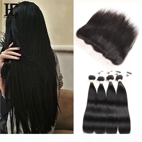 hc brazilian straight human virgin hair weaves with 13x4 lace frontal ear to ear full head natural color can be dyed unprocessed human hair, Black
hc brazilian straight human virgin hair weaves with 13x4 lace frontal ear to ear full head natural color can be dyed unprocessed human hair, Black